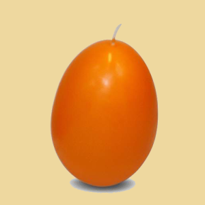 Ostereikerze 12cm orange