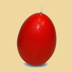 Ostereikerze 12cm rot