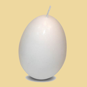 Ostereikerze 11cm weiss