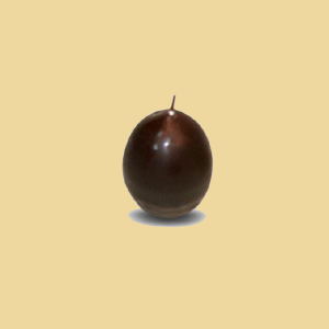 Ostereikerze 6cm braun