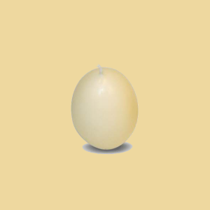 Ostereikerze 6cm elfenbein