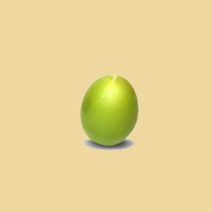 Ostereikerze 9cm limonengrün
