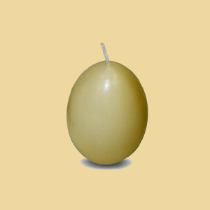 Ostereikerze 8cm elfenbein