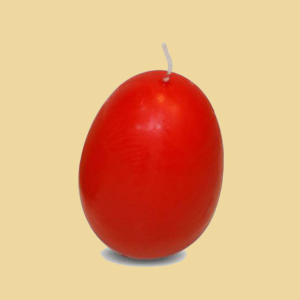 Ostereikerze 8cm rot