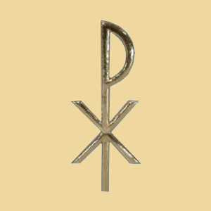 Verzierwachs Pax/Christusmonogramm gold