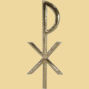 Verzierwachs Pax/Christusmonogramm gold