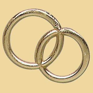 Wachsringe gold 2er
