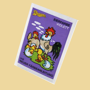 Brauns Eierfarbe Violett