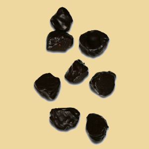 Pflaumen in Bitterschokolade 100g