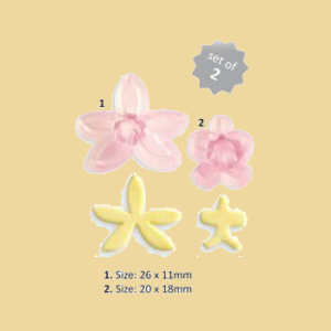 Poor Mans Orchid Ausstechformen Set 2er
