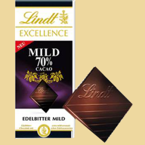 Lindt Excellence 70% Mild 100g Tafel