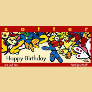 Zotter Happy Birthday