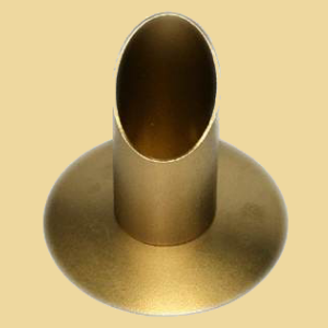 Taufkerzenständer 9cm Messingoptik