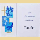 Taufbrief Heiliger Geist blau