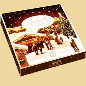 Lindt Mini Adventkalender Weihnachtsmarkt