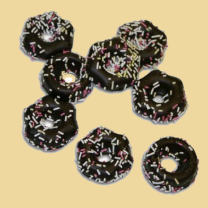 Creme Ringerln getunkt und bestreut per 100g