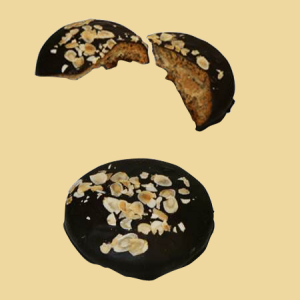 Amaretto Marzipan Lebkuchen in ZB Schoko getunkt