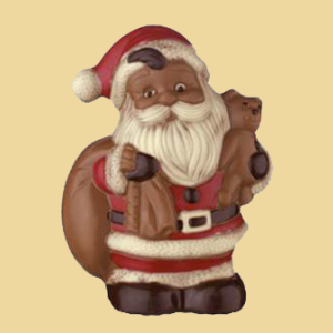 Weihnachtsmann mit Teddy 300g