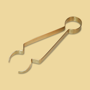 Kohlenzange Messing