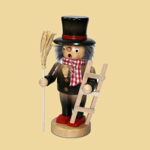 Holz Räuchermännchen mit Leiter