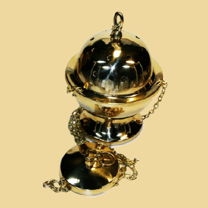 Weihrauchfass Messing 23cm