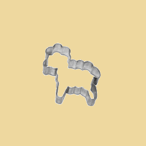 Lämmchen Keksausstecher 5,5cm Edelstahl