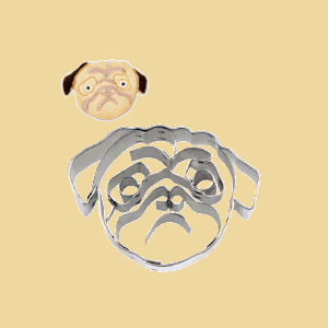 Mops Keksausstecher 5,5cm