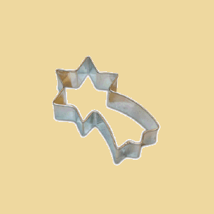 Weihnachtsstern Sternschnuppe klein 6cm
