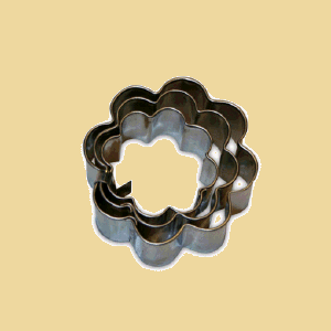 8-Rund Keksausstecher 3teilig 3,5/4/5cm