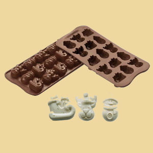 Choco Winter Pralinensilikonform 15er