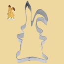 Keksausstecher Hase mit Schlappohr 7cm Edelstahl