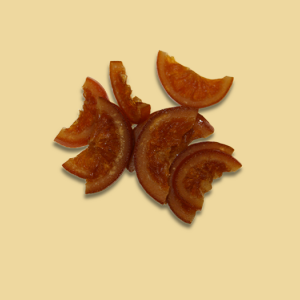 Kandierte Orangenscheiben per 100g
