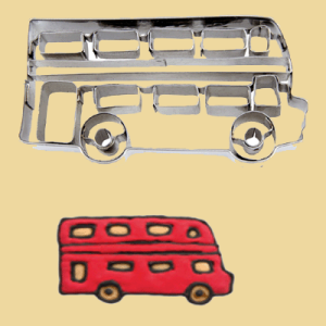 Doppeldecker Bus 7cm Keksausstecher