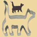 Katze stehend 8,5cm Keksausstecher