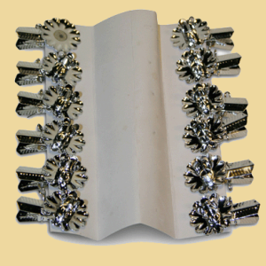 Baumkerzenhalter silber 10er Pack.