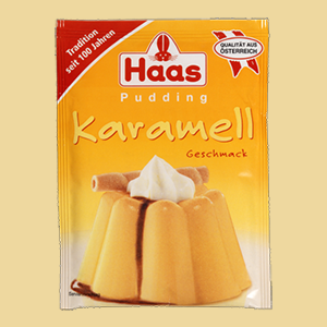 Pudding Karamel 3x37g Haas