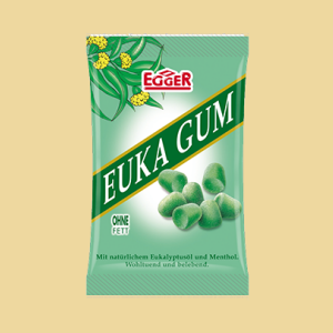 Euka Gum 125g Eukalyptus Menthol Gummi