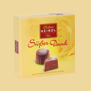 Süßer Dank Nougat Pralinen Heindl