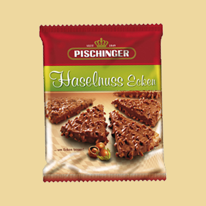 Haselnuß Ecken 130g Pischinger