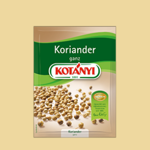 Koriander ganz Kotanyi Briefchen