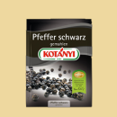 Pfeffer schwarz gemahlen Kotanyi Briefchen