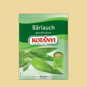 Bärlauch geschnitten Kotanyi Briefchen