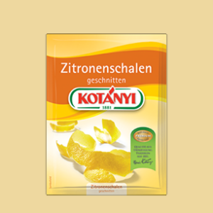 Zitronenschalen Briefchen Kotanyi