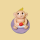 Marzipan Figur Baby sitzend 7cm