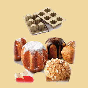Silikon Mini Pandoro Backform 6er