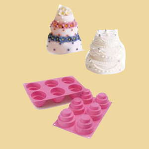 Silikon Mini Wondercakes Backform 6er 75x60mm