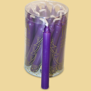 Christbaumkerzen purple - lila  20Stk.
