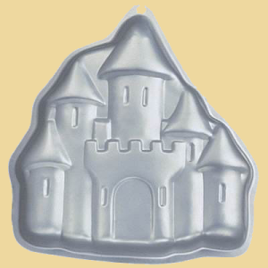Backform Schloss aus Aluminium