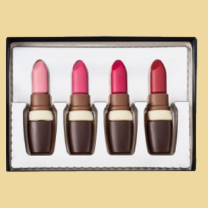 Schokolade Geschenkpackung Lippenstift